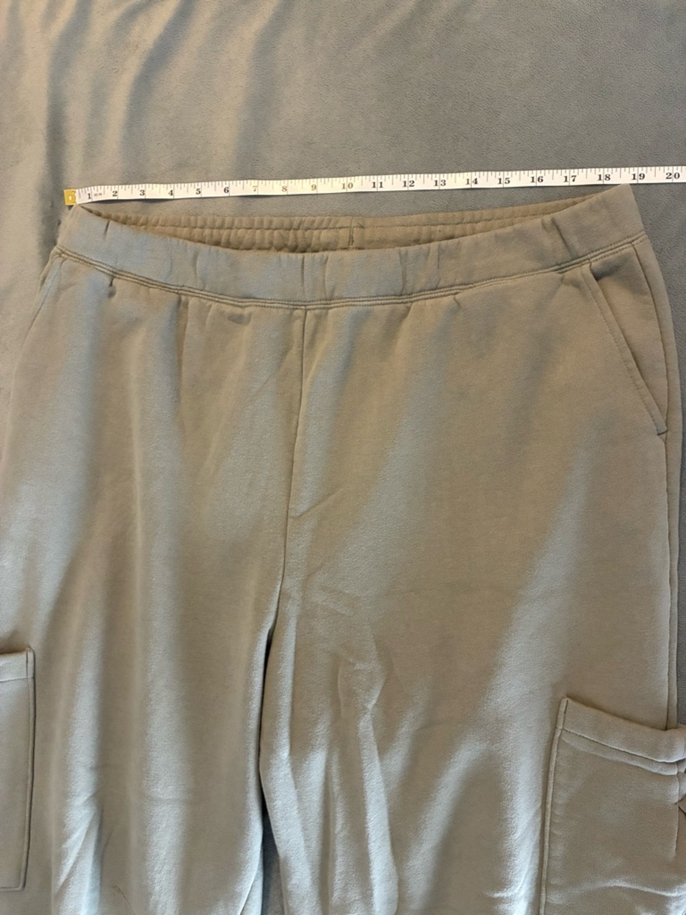 Roots Men's Cargo Sweatpants in Olive - Picture 9 of 11